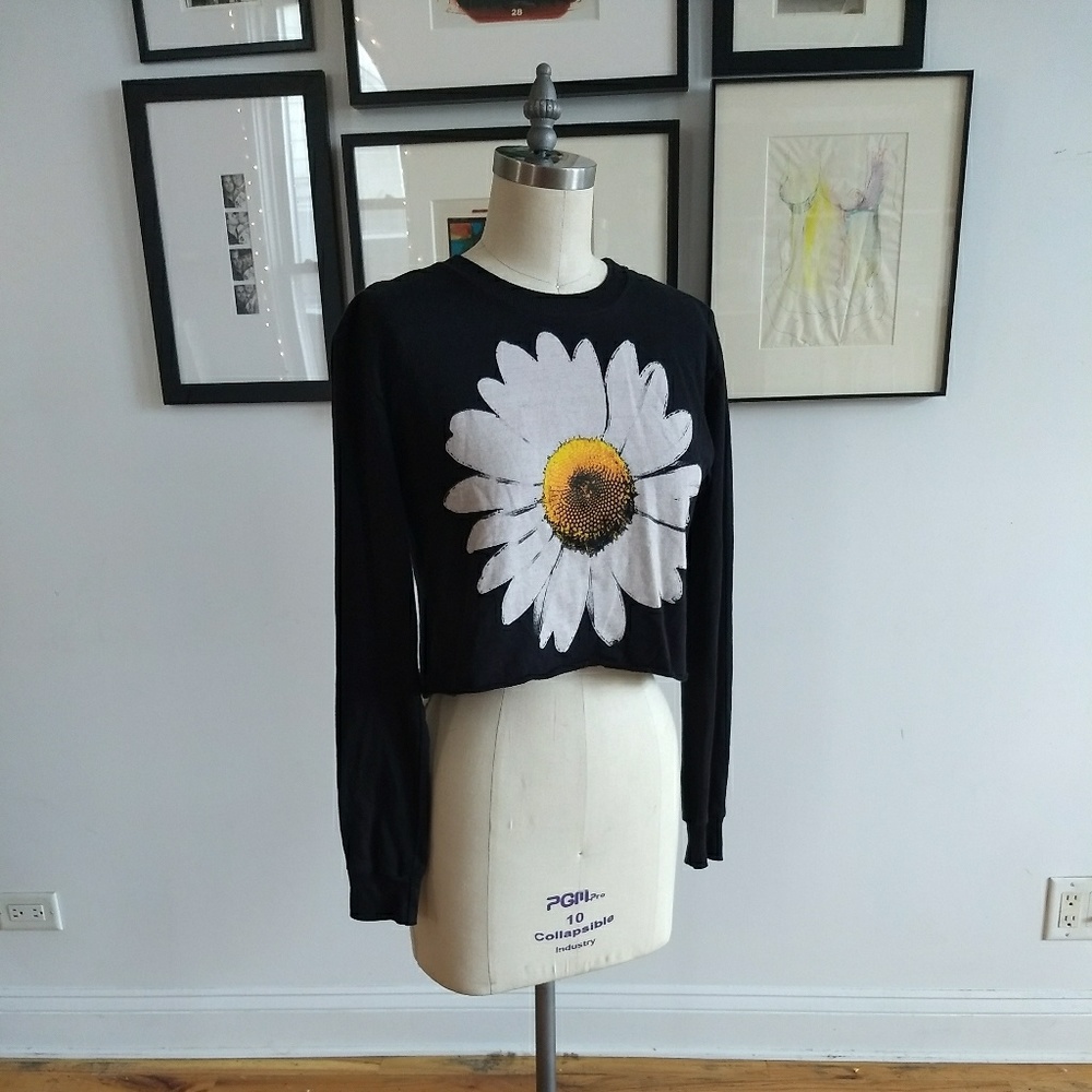 Daisy Crop Sweatshirt